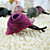  Handmade Purple Organza 12cm Country Lolita Headdress