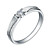  Charming 925 Sterling Silver with Cubic Zirconia Couple's Rings