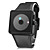  Paire de Montres Tendances, En Silicone - Blanche et Noire