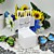  bianco sedia favore box design con carta (set di 12)