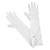  Flower Girl Elastic Satin Fingertips Elbow Length Wedding Gloves With Bows (More Colors)