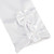  Flower Girl Elastic Satin Fingertips Elbow Length Wedding Gloves With Bows (More Colors)