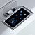  Contemporary Chrome Finish Waterfall Sensor Thermostatic Bathroom Sink Faucet