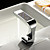  Contemporary Chrome Finish Hand Free Sensor Thermostatic Bathroom Sink Faucet