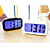  Practical Solar Energy Large Screen LCD Alarm Clock(Black)