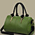  Women's Vintage PU Leather Contrast Color Satchel/Crossbody Bag(33*15*19CM)