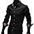  Men's Cheap Leopard Print Inside Long Sleeve Shirt(Assorted Colors And Sizes)