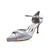  Satin Stiletto Pumps With Rhinestone For Wedding (More Colors)