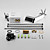  Contemporary Chrome Finish Waterfall Sensor Thermostatic Bathroom Sink Faucet