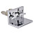  Contemporary Chrome Finish Two Cuboid Handle Waterfall Bathroom Sink Faucet