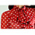  Polka Dots Vrouwen shirt met ruches