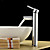  Single Handle Chrome Finished Solid Brass Bathroom Sink Faucet