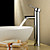  Single Handle Chrome Finished Solid Brass Bathroom Sink Faucet