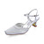  DEMETRIA - Hælsandaler Bryllup Chunky Hæl Satin