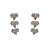  Austrian Rhinestone Flowers Bridal Necklace and Earring Set