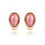  Lovely Oval 18K Gold Plated Imitation Opal Earring(More Colors)