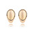  Lovely Oval 18K Gold Plated Imitation Opal Earring(More Colors)