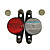 New Design ABS Plastic Bicycle Hot Wheels Safety Light(Pairs)XC-506