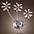  LOCHEARN - Muurlamp van Kristal met 3 Lampen