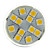  MR11 1.5W 12x5050SMD 140-160LM 2700-3000K Warm White Light LED Spot Bulb (12V)