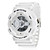  Montre Digitale Sportive, Etanche, Multi-mouvement, avec Lumière Nocturne - Blanche