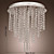  SCUNTHORPE - Lustre Cristal com 6 Lâmpadas