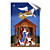  Printed Art Fantasy Primitive Nativity by Sheila Lee