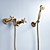  faucet de bronze antigo tub terminar com chuveiro de mão