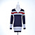  Fashion V-neck Stripes Long Sleeve Knitwear