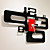  Modern Wall Clock in Artistic Number Featured Design