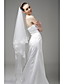  1 Layer Sweep with Embroidery Wedding Veil