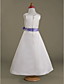  A-line Floor-length Satin Flower Girl Dress