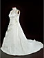  RHEA - Abito da Sposa in Raso (Taglia Forte)