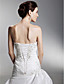  A-line/ Princess Sweetheart Court Train Taffeta Pick-up Wedding Dress