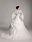  LAURINDA - Robe de Mariée Organza - Châle Inclus