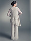  Chiffon Jacket & Chiffon Pant Set