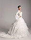  LAURINDA - Robe de Mariée Organza - Châle Inclus