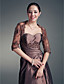  A-line Sweetheart Floor-length Taffeta Satin Mother of the Bride Dress With A Wrap