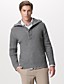  blusas com nervuras toda botão de lapela colar grosso pulôver de cashmere frente / homens caxemira