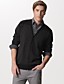  Stripe Button closure Men's  Cashmere Sweaters