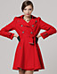 TS Double-breasted Lapel Long Sleeves With Belt Coat