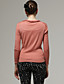 ts v hals ensfarvet langærmet pullover