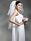  3 Layer Elbow With Beading Wedding Veil