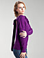  posteriore aperto maniche a sbuffo di progettazione a lungo maglione scollo tondo cashmere / donne maglioni di cashmere (FF-c-bl0681013)