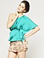  TS One-Shoulder Smooth Blouse Shirt