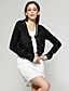 ts perline cardigan collo rotondo manica lunga corta