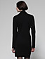  TS Chain Cowl Collar Long Sleeve Dress