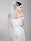  Une couche de voile de mariage coude merveilleuse