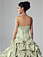  Ball Gown Strapless Floor-length Taffeta Prom Dress