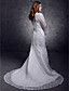  Long Sleeves Lace With Button Bridal Jacket/ Wedding Wrap